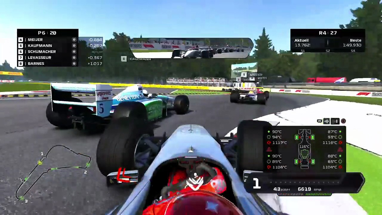 F1 1998 Großer Preis von Monza Rennen