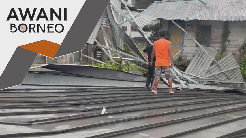 Bumbung koridor LTAK rosak dibadai ribut
