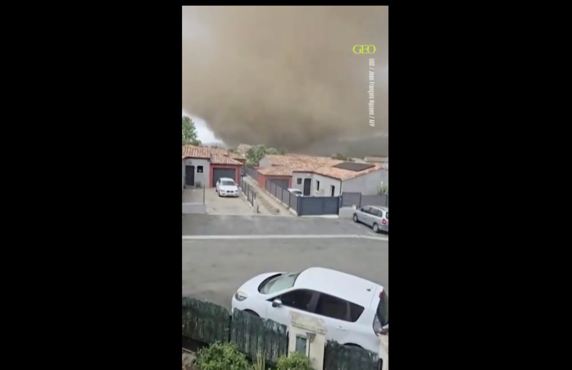Ravagé par une tornade, le village de Pomas dans le sud-ouest de la France, dresse le bilan des dégâts