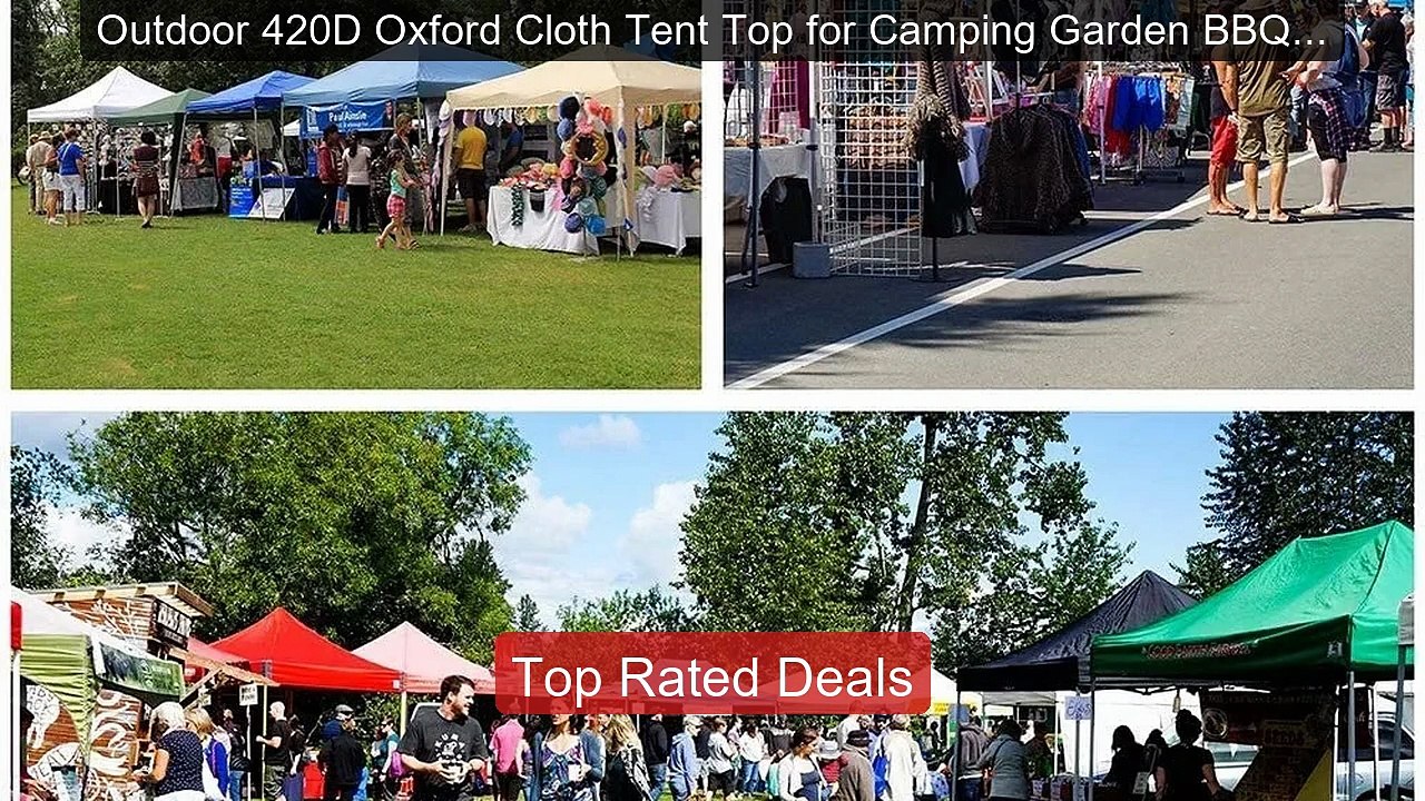Outdoor 420D Oxford Cloth Tent Top for Camping...
