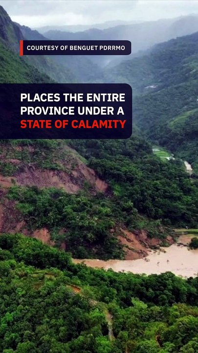 Benguet under state of calamity as damage reaches over P1B