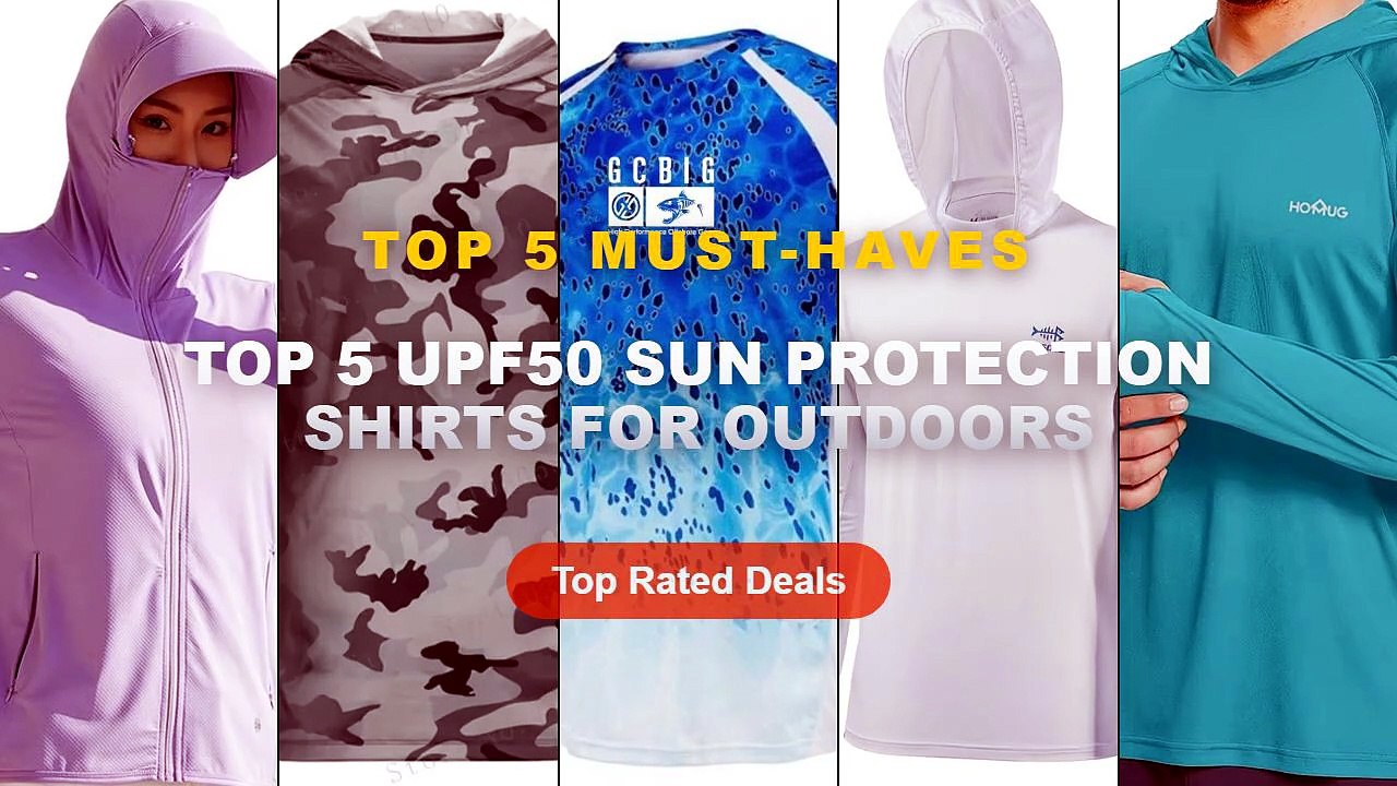 Best Top 5 UPF50 Sun Protection Shirts For Outd...