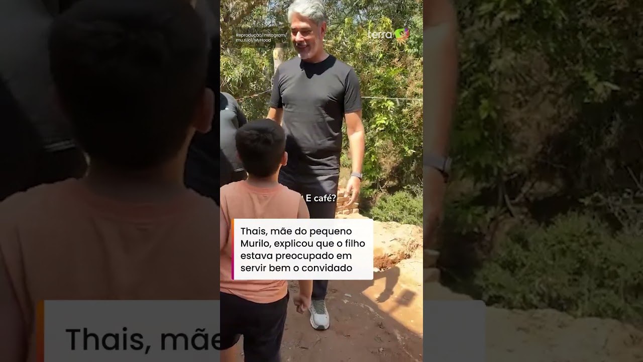 Menino de 5 anos conhece William Bonner e faz pergunta inusitada: 'Gosta de cachaça?' #shorts