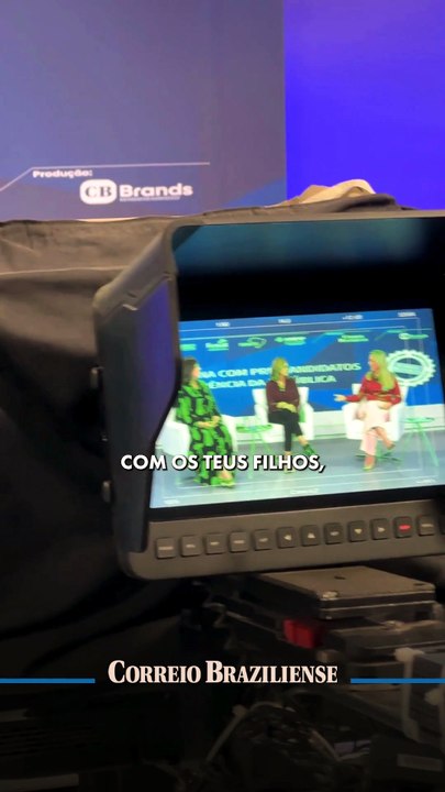 Clariana Barão, candidata à presidência pelo Democracia Cristã, participa de sabatina do Correio