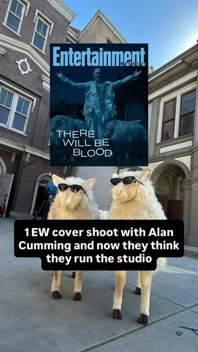 1 Cover Shoot with Alan Cumming and Now They Run the Studio Lot