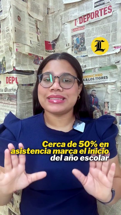 Cerca de 50% en asistencia marca el inicio del año escolar