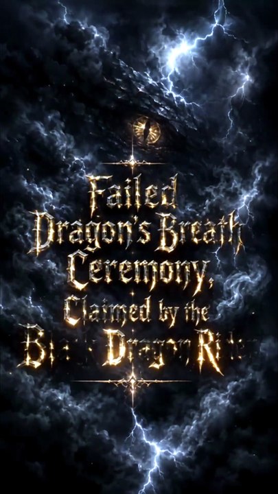 [Completed] Failed Dragon's Breath Ceremony, Claimed by the Black Dragon Rider