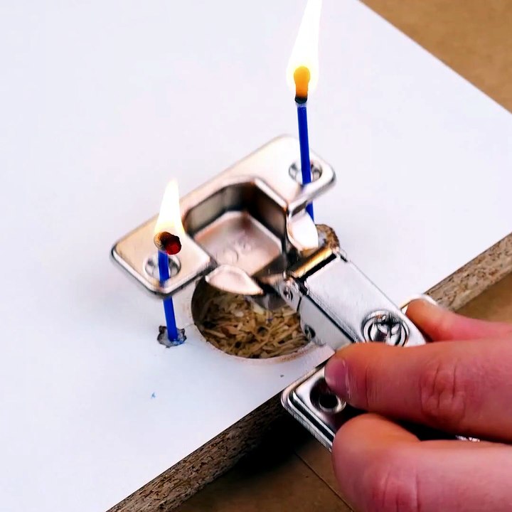 The perfect hack to fix a loose door hinge!