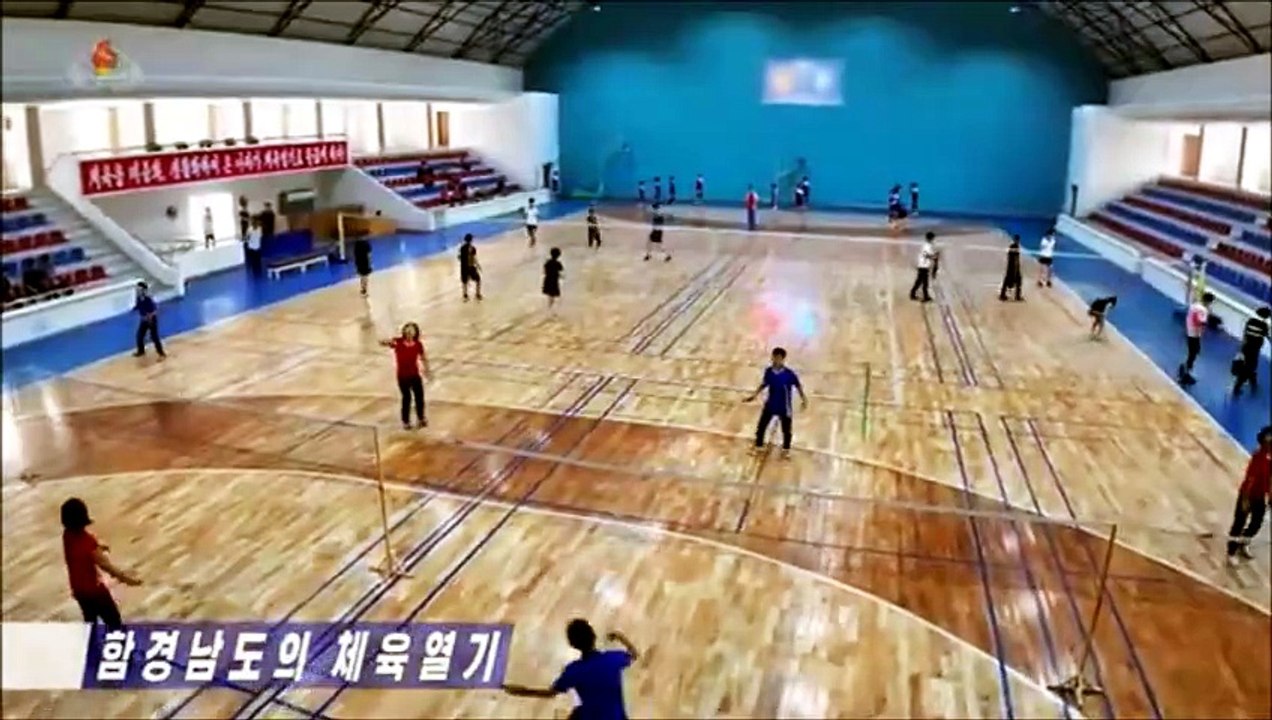 Fervor esportivo na província de Hamgyong Sul