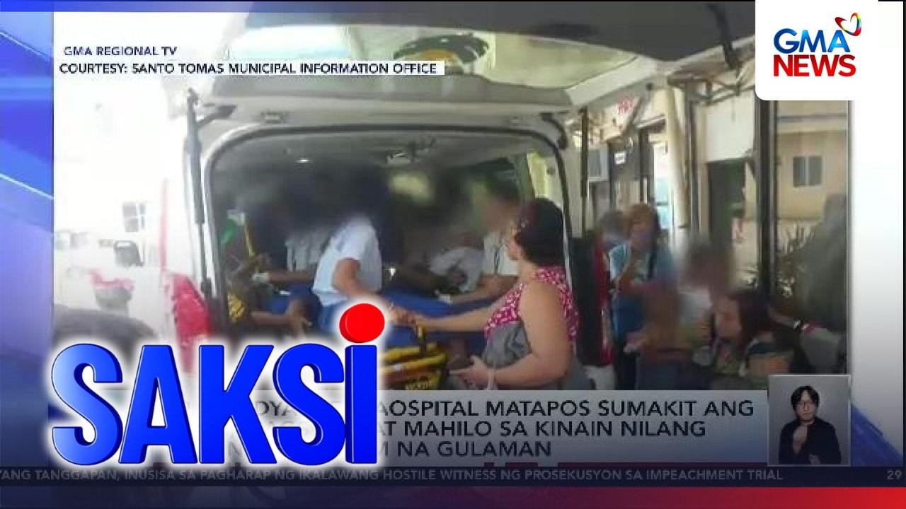 29 estudyante, naospital matapos sumakit ang tiyan, magsuka, at mahilo sa kinain nilang binignit at ininom na gulaman | Saksi
