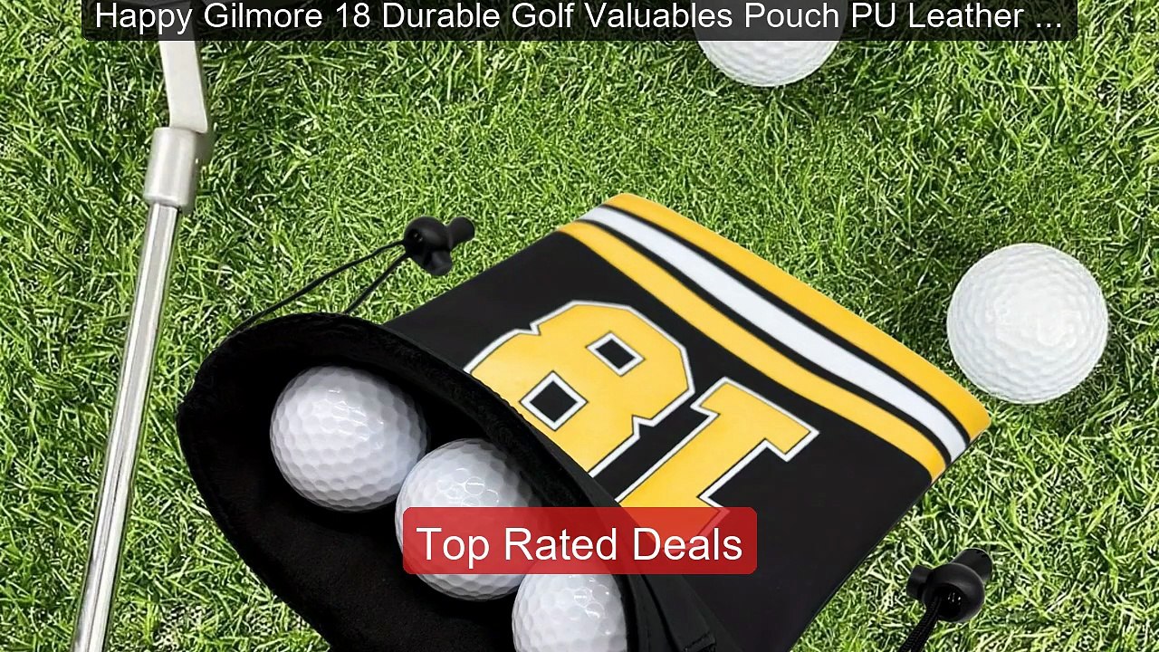 Happy Gilmore 18 Durable Golf Valuables Pouch P...