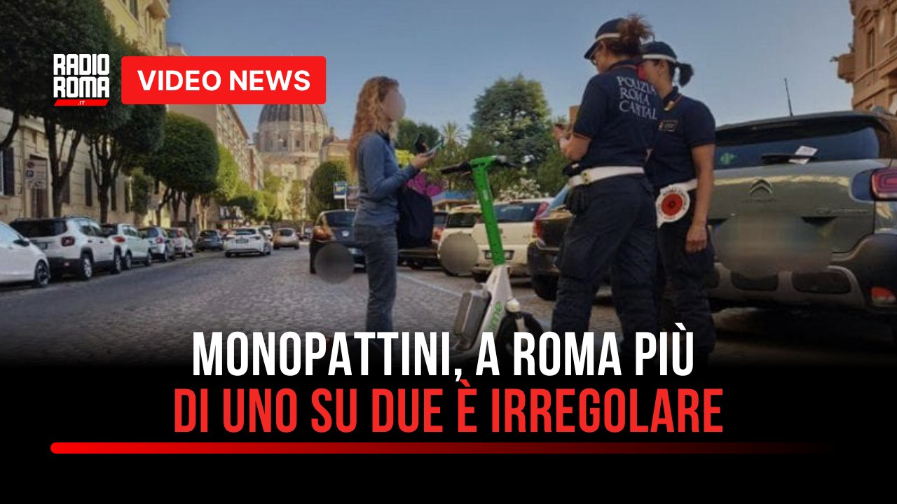 MONOPATTINI, A ROMA PIÙ DI UNO SU DUE È IRREGOLARE