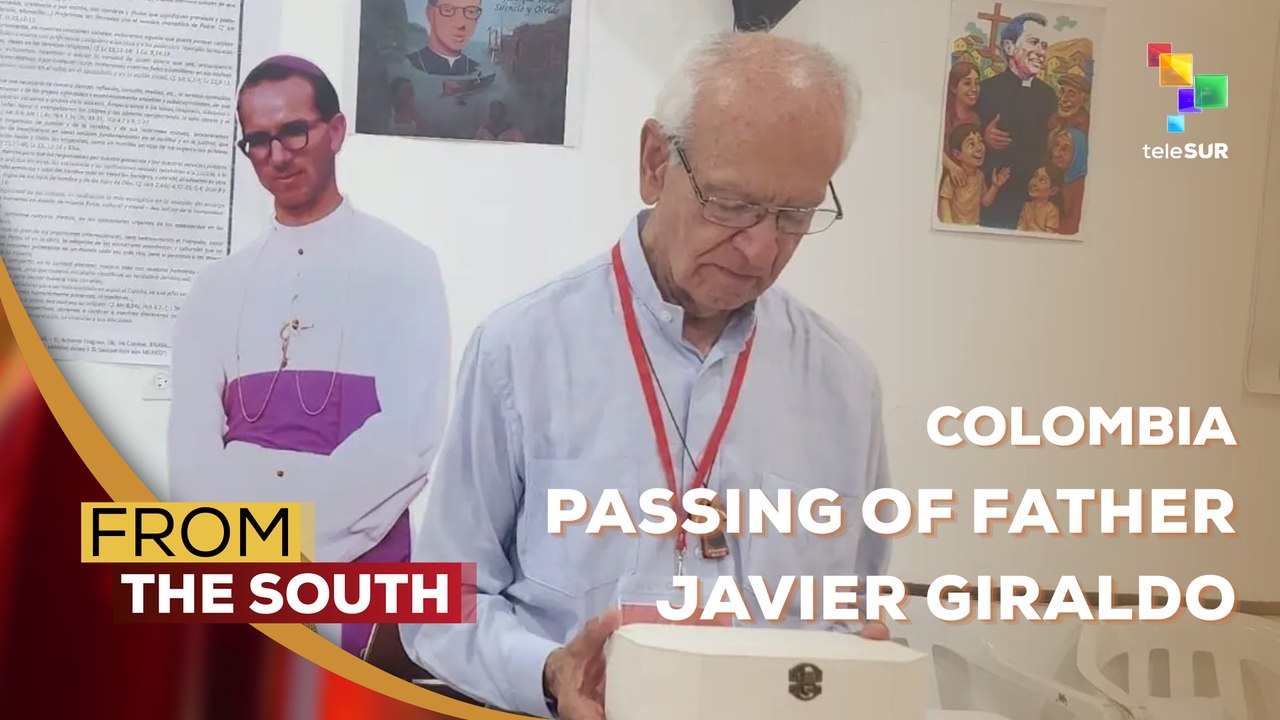 Colombia, passing of father Javier Giraldo