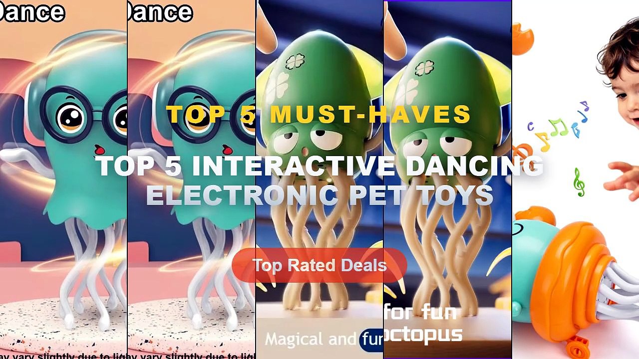 Amazing Top 5 Interactive Dancing Electronic Pe...