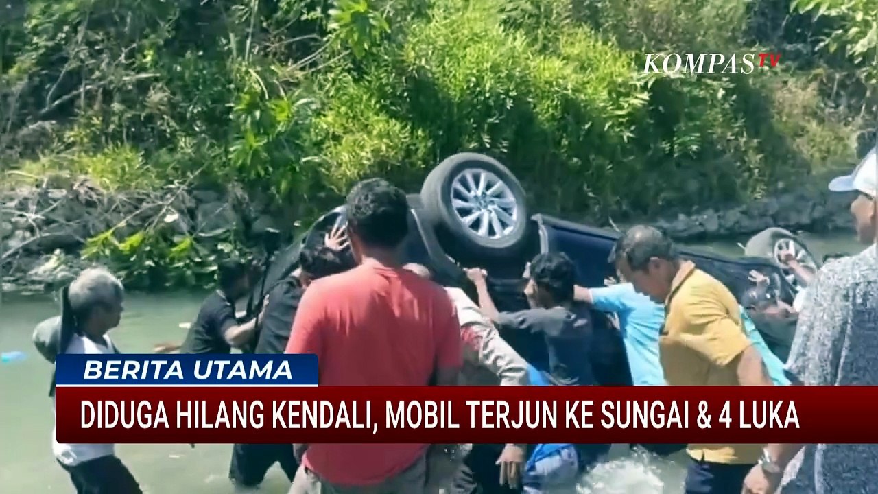 Minibus Rombongan Pengadilan Agama Bombana Terjun ke Sungai, 4 Penumpang Luka | BERUT