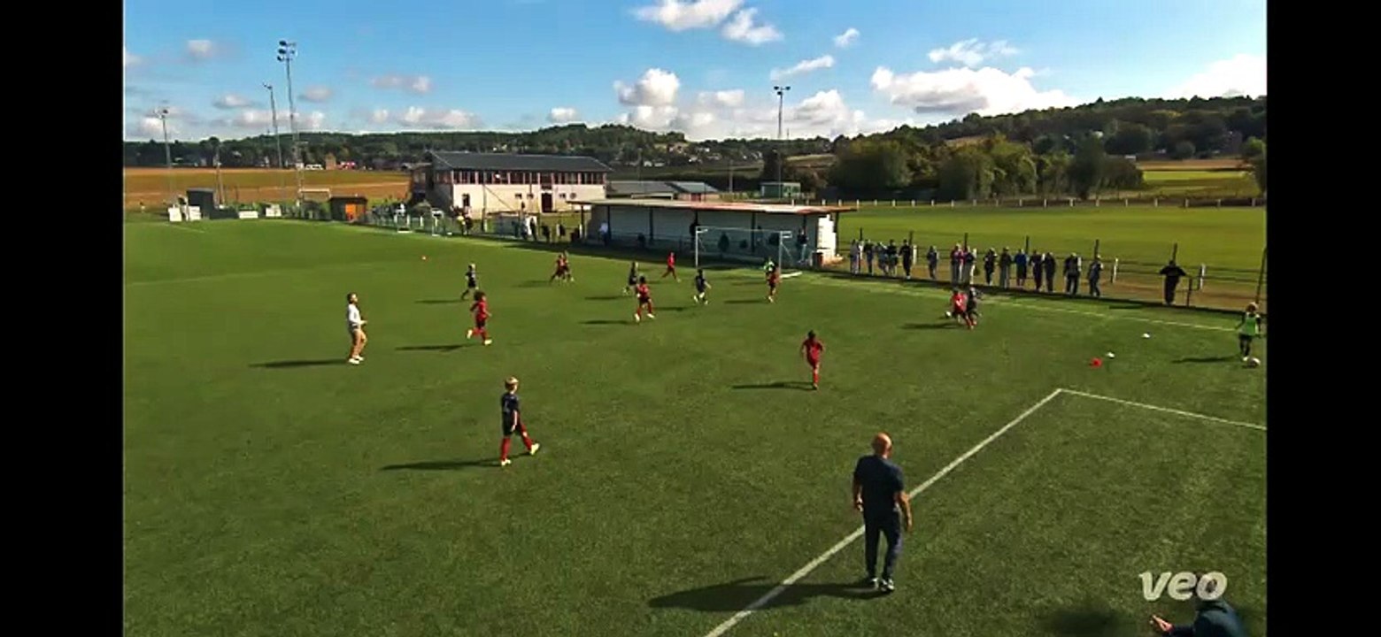 Nos U10 qui découvrent le jeu à 8