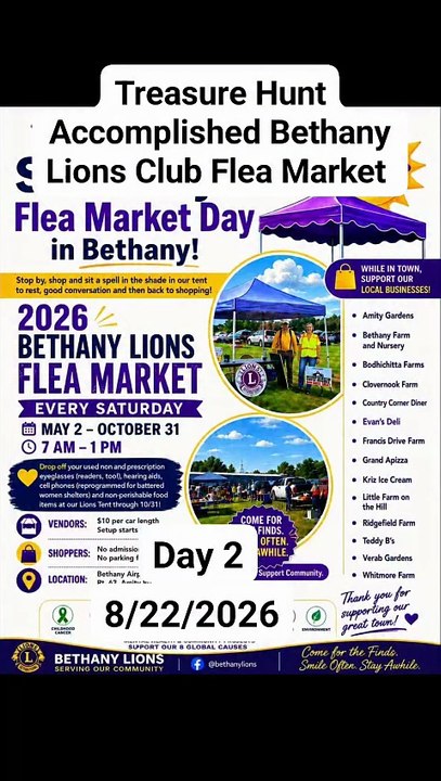 Bethany Lions Club Flea Market