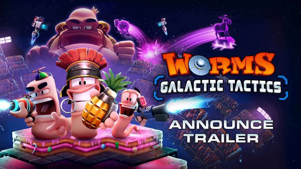 Tráiler de anuncio de Worms: Galactic Tactics