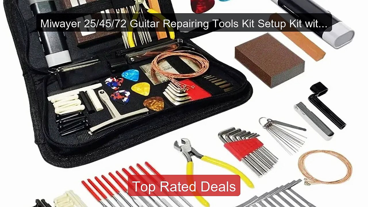 Miwayer 25/45/72 Guitar Repairing Tools Kit Set...