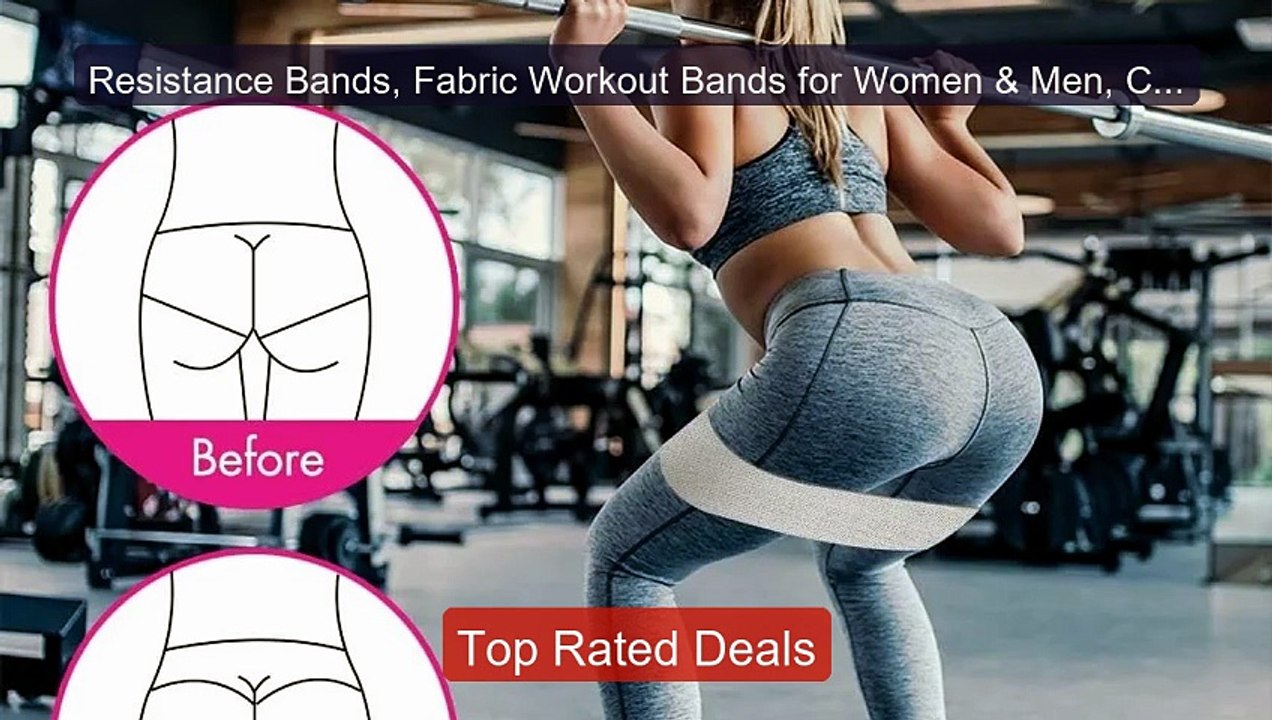 Resistance Bands, Fabric Workout Bands for Wome...