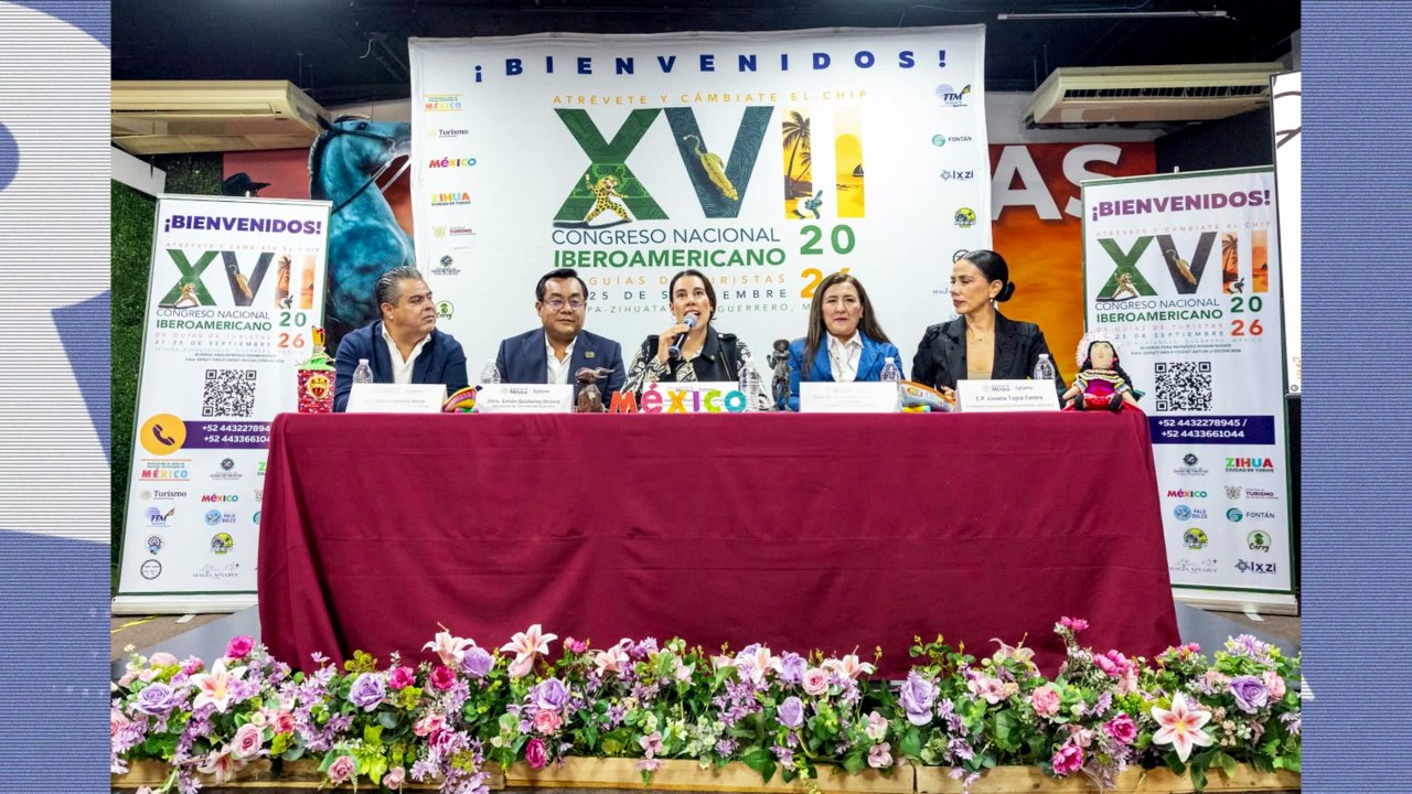 Ixtapa-Zihuatanejo, destino internacional y riqueza turística, será sede del XVII Congreso Nacional e Iberoamericano de Guías de Turistas