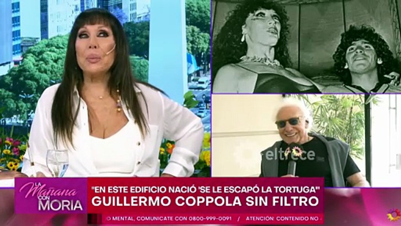 Las divertidas charlas de Moria Casán y Diego Maradona
