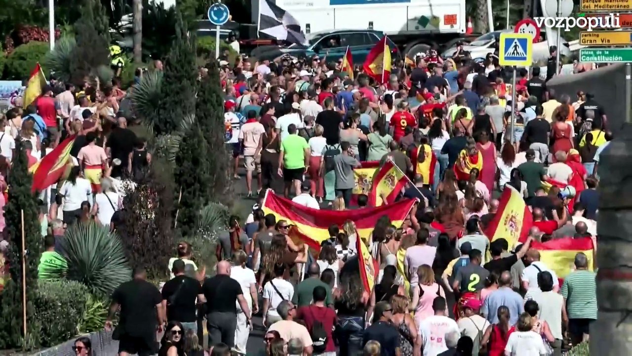 Gran protesta en Ceuta contra el Gobierno