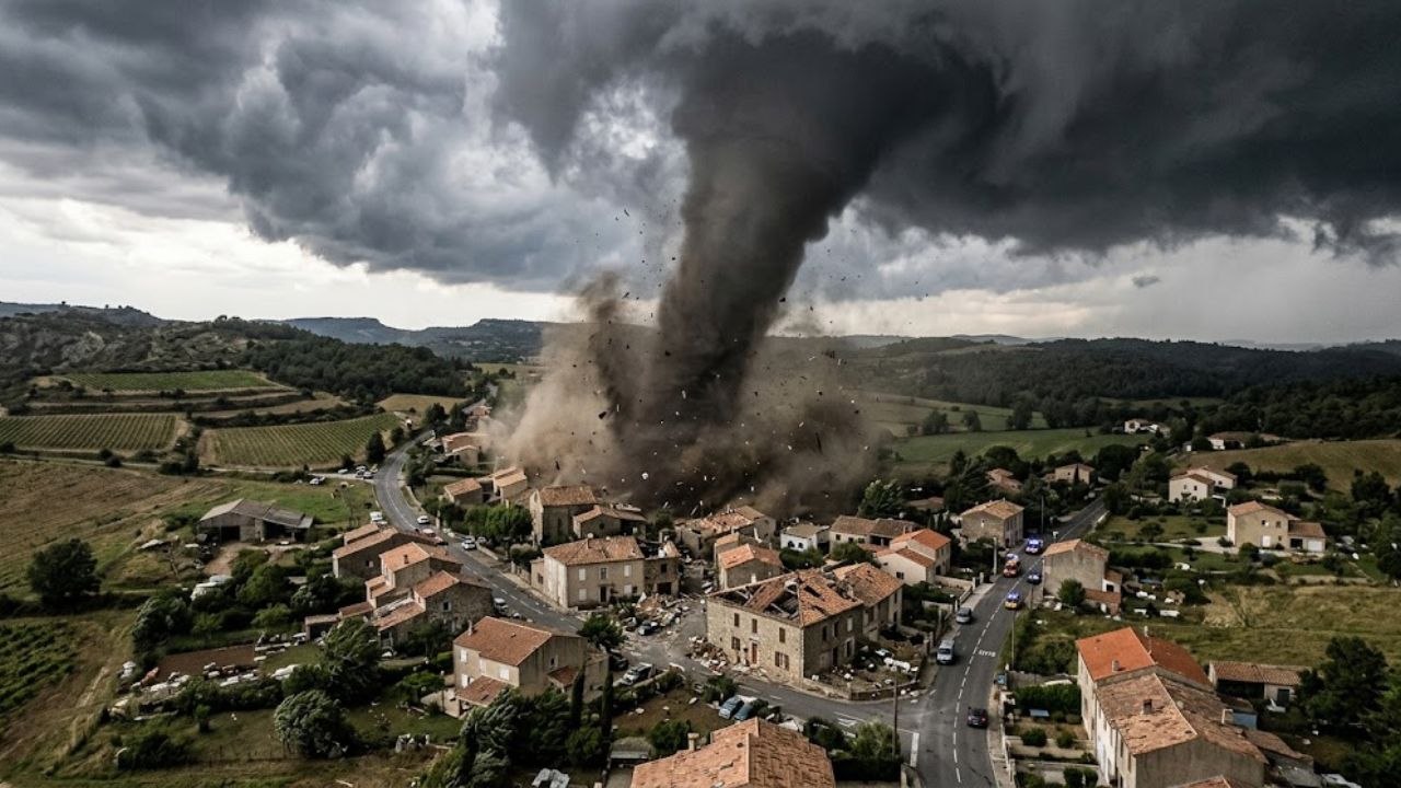 Tornado Strikes Aude, Affecting Over 300 Homes in Southern France