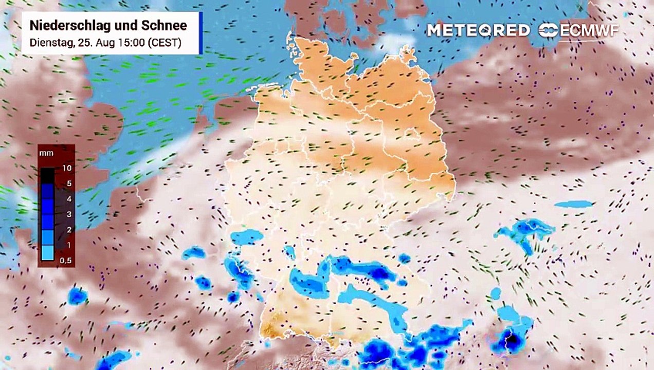 Ab Donnerstag drohen schwere Gewitter und auch Unwetter