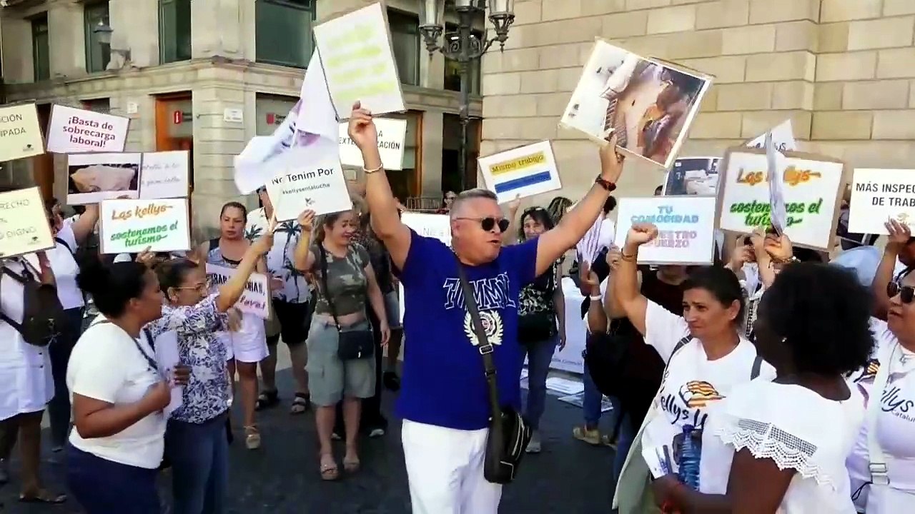 Protesta kellys Barcelona