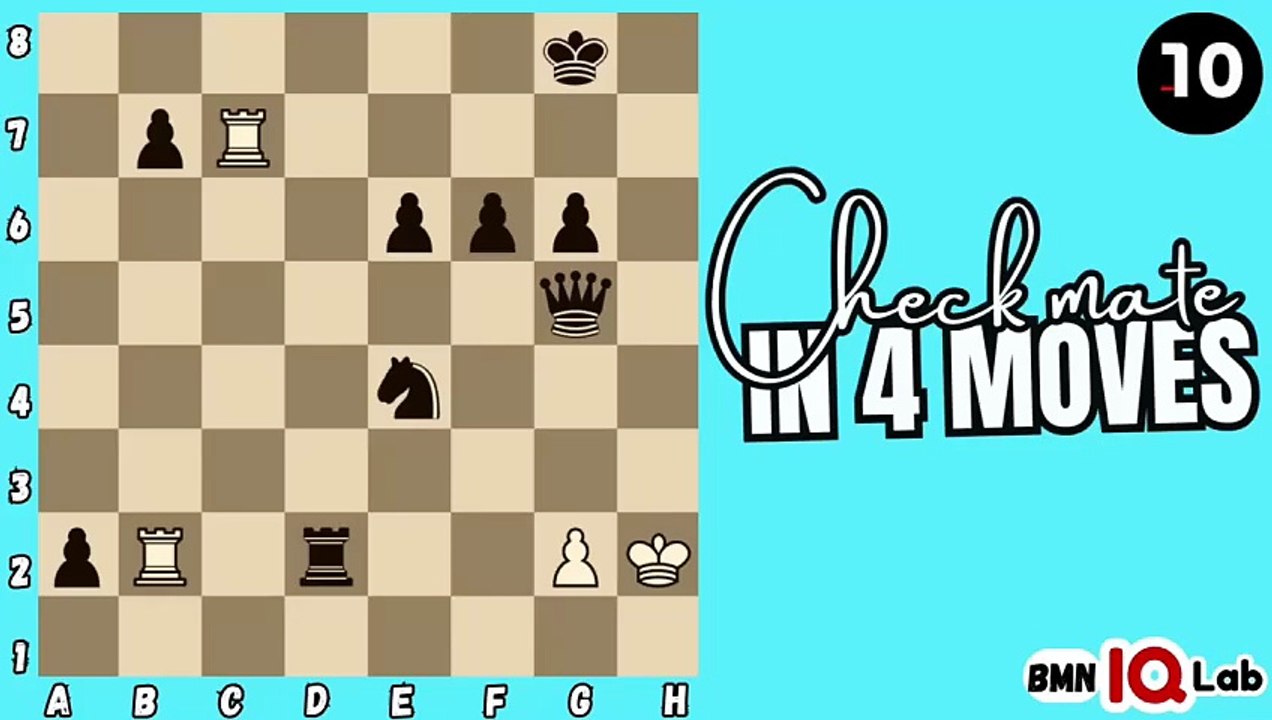 #ChessTips ♟️💡 Can you checkmate in 4 moves? (Part 62) (White to play)♟️