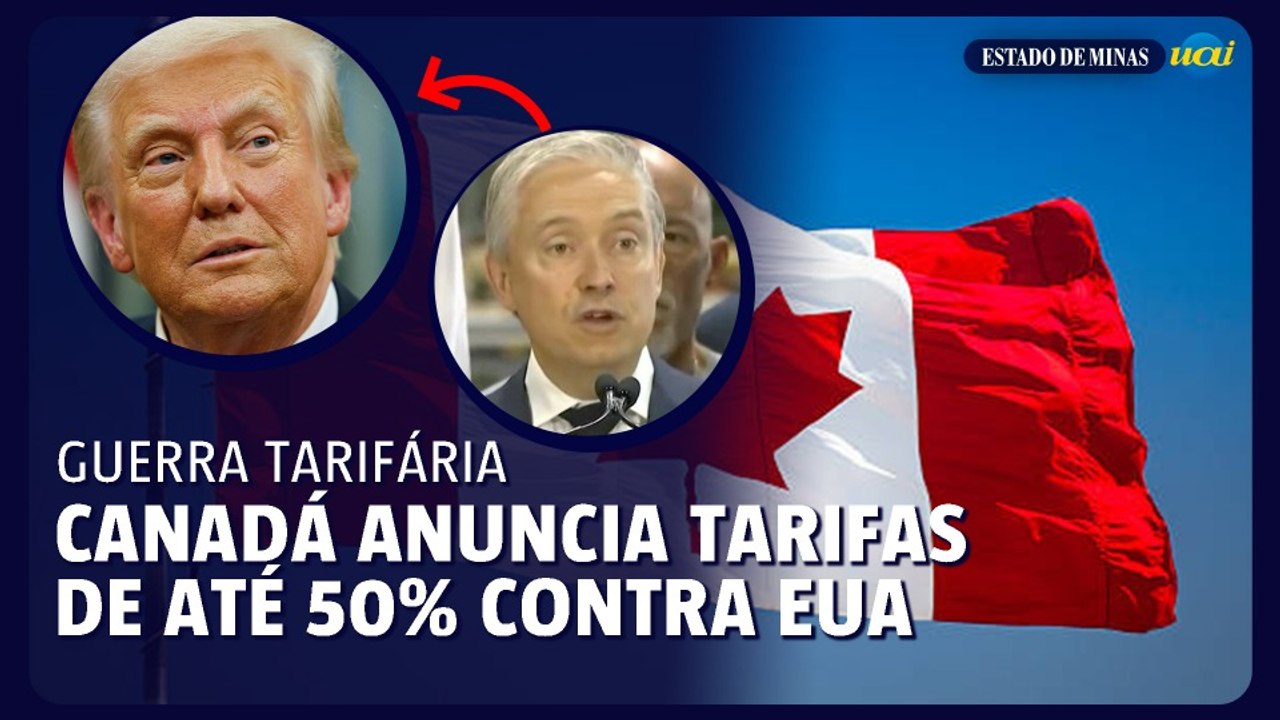 Canadá rebate EUA e anuncia tarifas de até 50% contra produtos americanos
