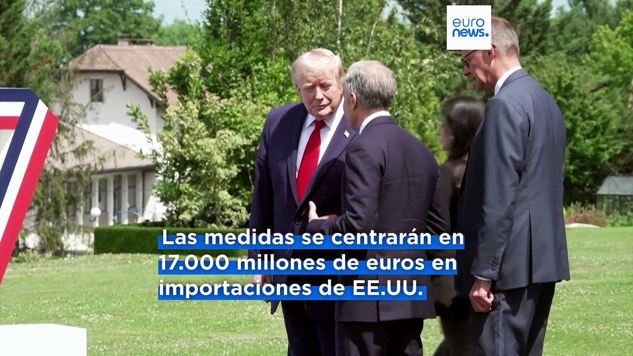 Canadá responde a Trump "dólar por dólar" con aranceles de hasta el 50% a productos de EE.UU.