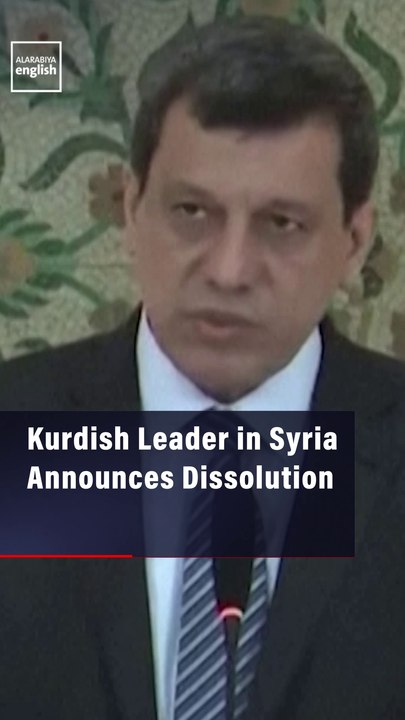 Kurdish Leader in Syria Announces Dissolution