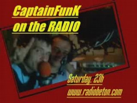 Professionnel FUNKY MUSIC CaptainFunk On The RADIO!
