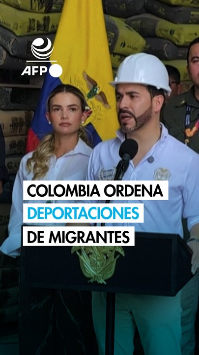 Presidente de Colombia ordena deportaciones de migrantes irregulares