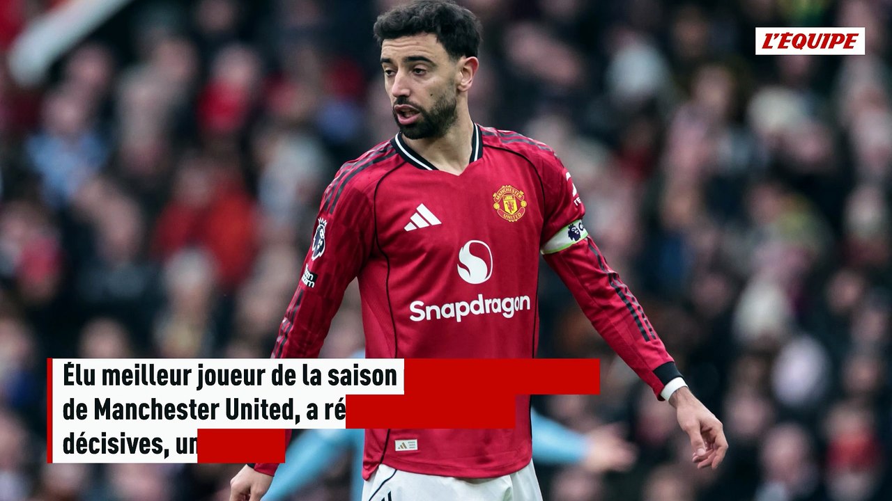 Bruno Fernandes élu joueur de la saison 2025-2026, William Saliba et Rayan Cherki dans l'équipe type - Foot - Premier League