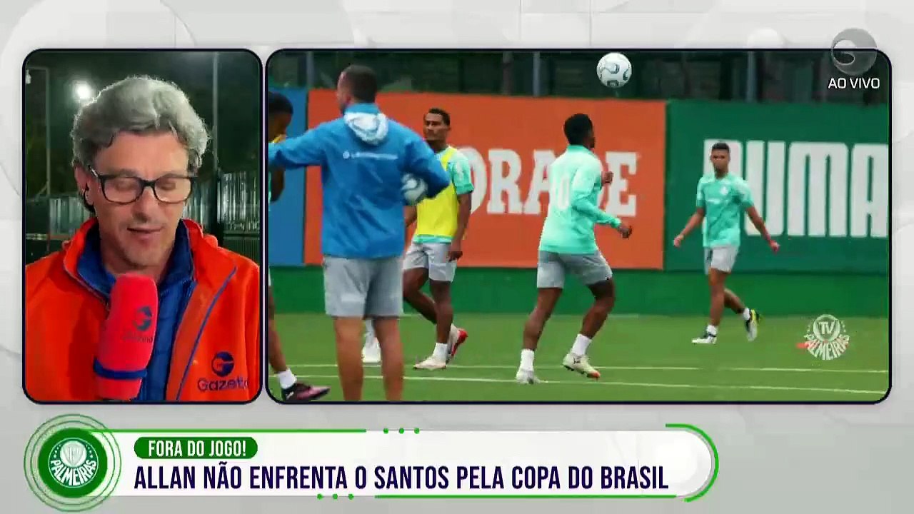 Acertado com o City, Allan desfalca Palmeiras contra o Santos