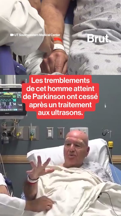 Les tremblements de cet homme atteint de Parkinson ont cessé après un traitement aux ultrasons.