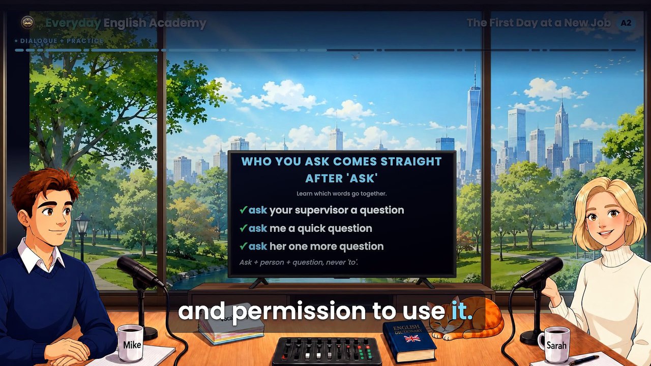 What Do You Say on Your First Day at Work? | Easy English Listening Practice