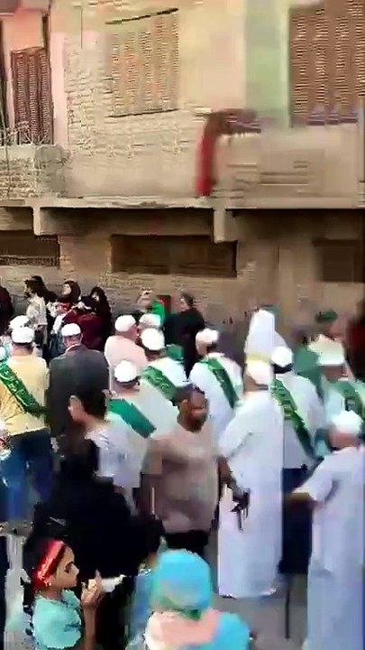 انطلاق موكب الطرق الصوفية احتفالاً بالمولد النبوي