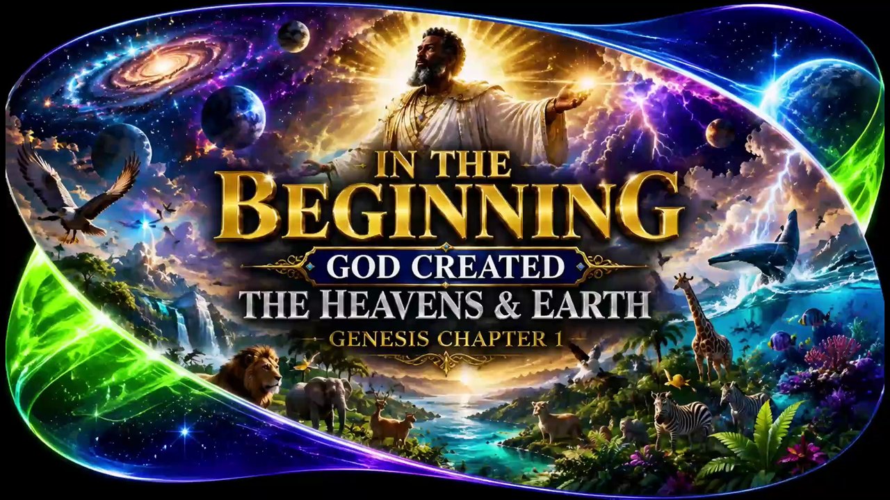 GOD CREATED EVERYTHING! 🌎✨  Genesis 1