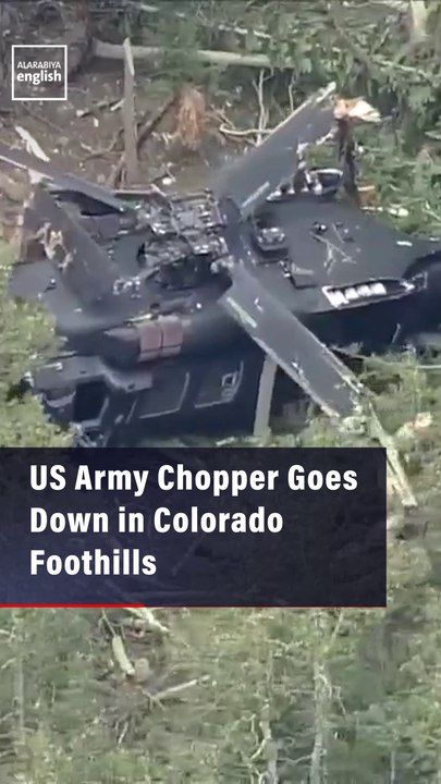 US Army Chopper Goes Down in Colorado Foothills