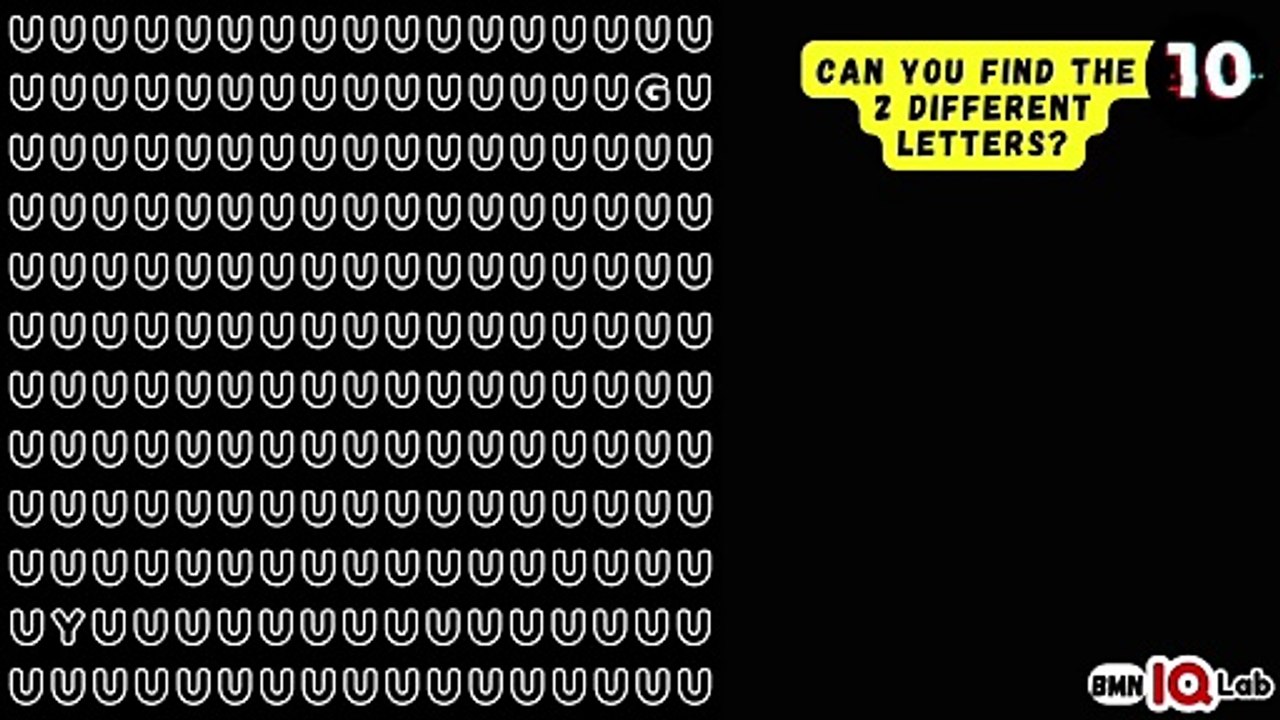 #FindThemOrFail 😏😈 Can You Find the 2 Different Letters? 🔤