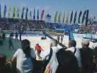 final beach volley  allemagne brezil  a marseille