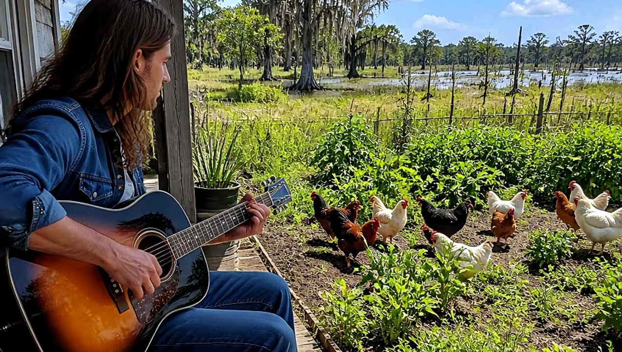 Chickens In The Garden