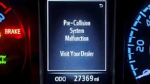 How to Fix & Reset Toyota Pre-Collision System Malfunction | Forward Collision Warning System