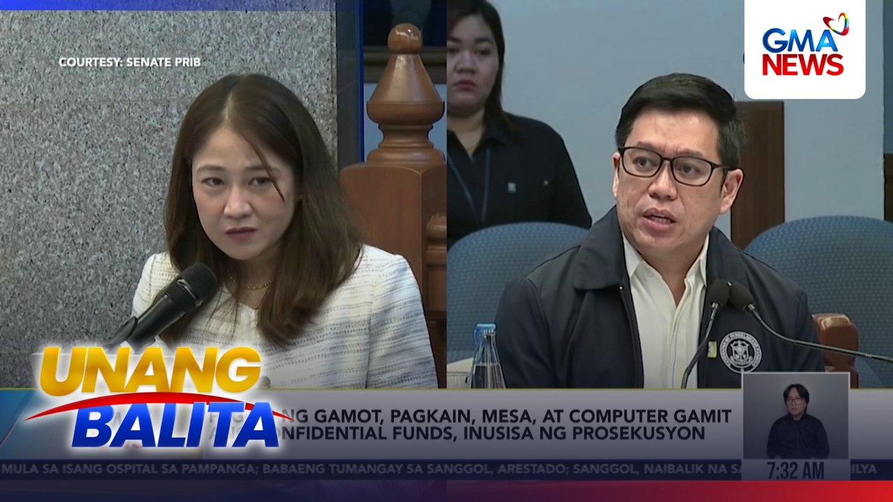 Hiniling na confidential funds ng OVP noong August 2022, nagkaroon lang ng physical at financial plan noong Sept. 2022 | Unang Balita