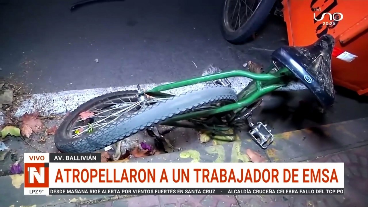 TRABAJADOR EMSA ATROPELLO CBBA