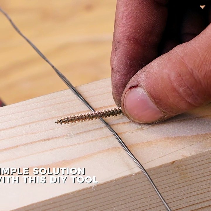Check out this easy wire bending tool made with screws🛠️